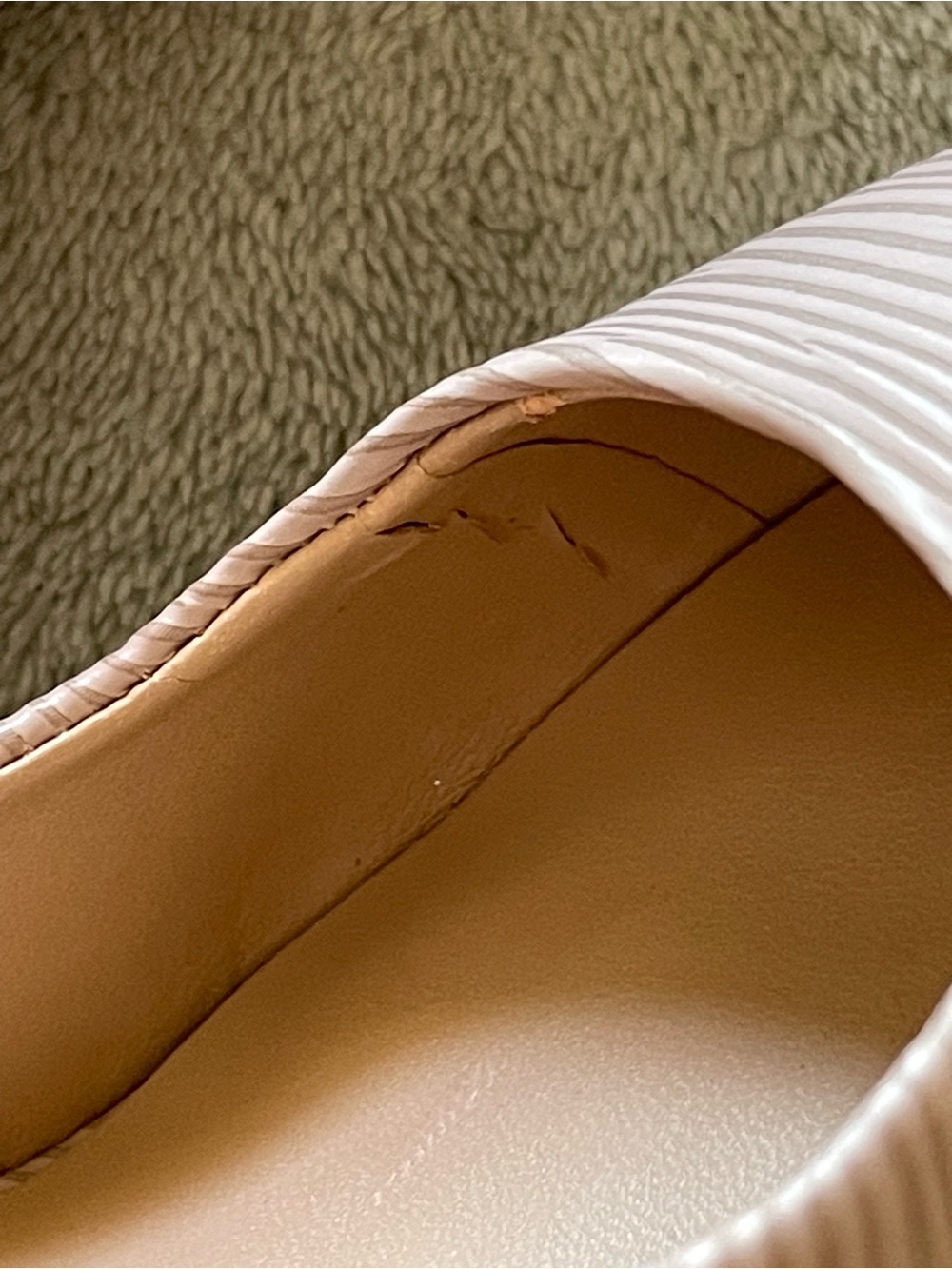 Call It Spring Ribbed Pointed-Toe Pumps in Taupe - Picture 8 of 9